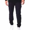 Men Rocawear Cargo Pants | Cut & Sew Twill Jogger Pants Black