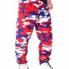 Big Tall Rothco Pants | Rothco Color Camo Tactical Bdu Pants Red Blue Camo