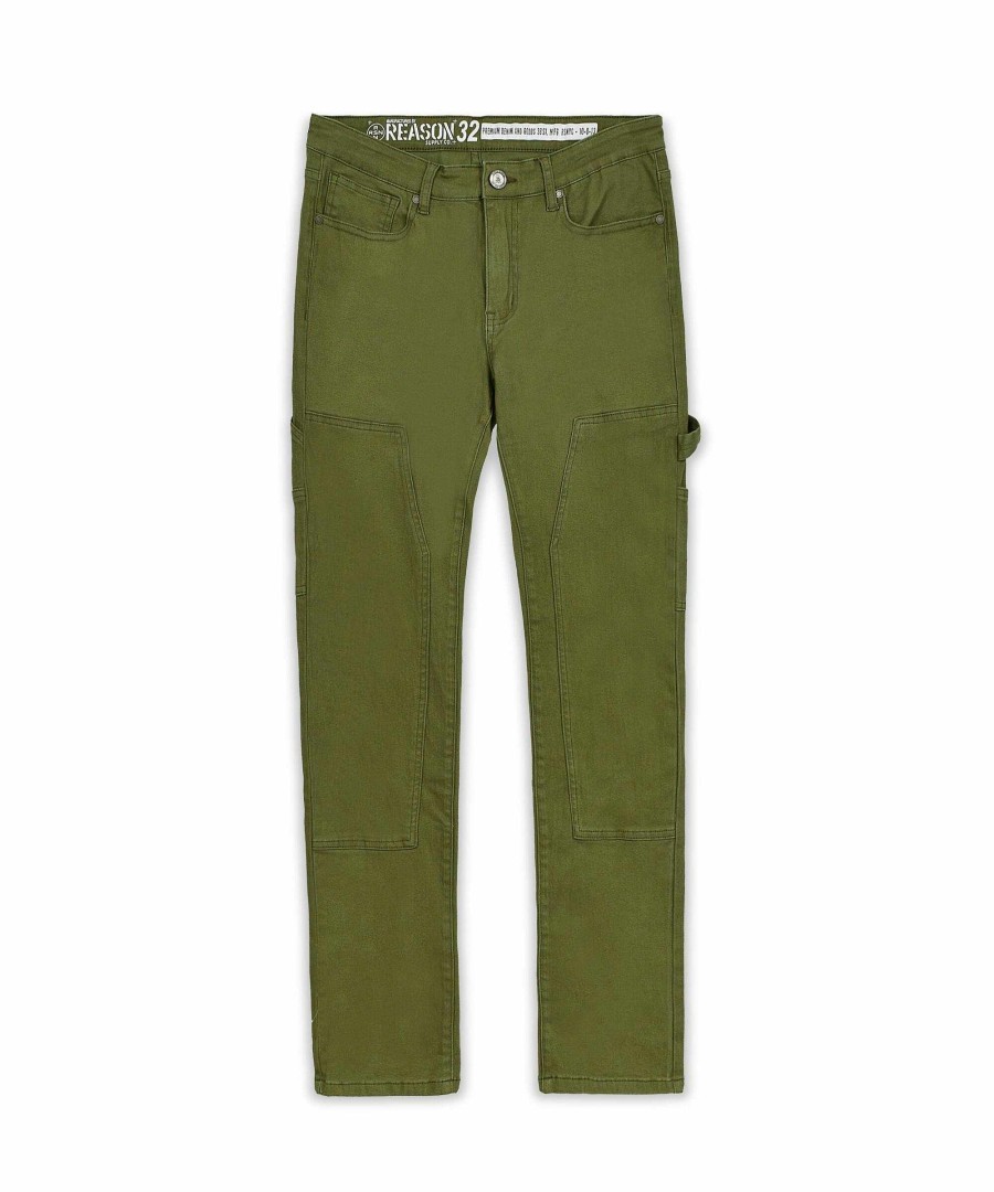 Men Reason Jeans | Carson Carpenter Jeans Olive