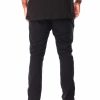 Big Tall Rebel Minds Jeans | Ripped Slim Fit Color Twill Pants Black