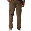 Men Rocawear Cargo Pants | Cargo Twill Pant Olive