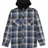 Men Rocawear | Yarn Dyed Flannel Woven Fleece Hoodie Multi