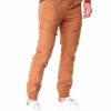 Men Rocawear Joggers | Cut & Sew Twill Jogger Pants Tan