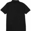 Men Rocawear Polos | Contrast Color Trim Polo Shirt Black