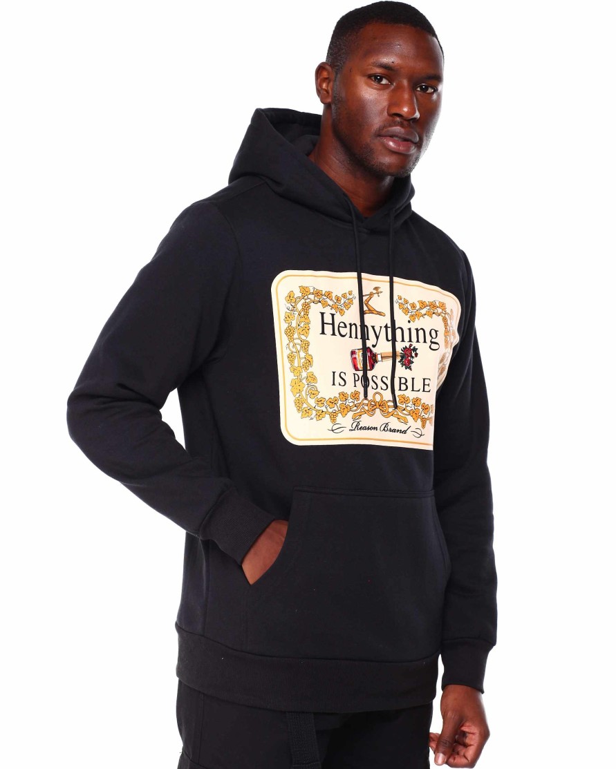 Men Reason | Hennything Is Possible Hoodie Black