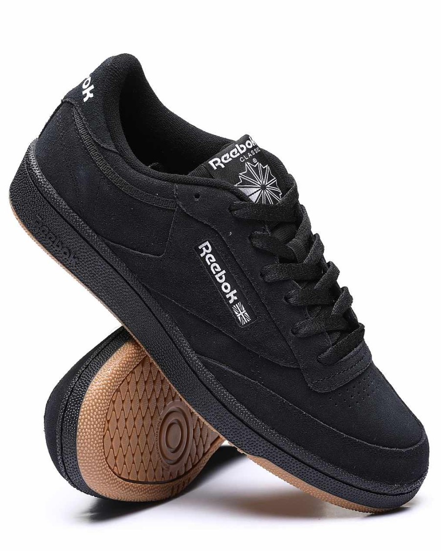 Men Reebok Sneakers | Club C 85 Sneakers Black/White