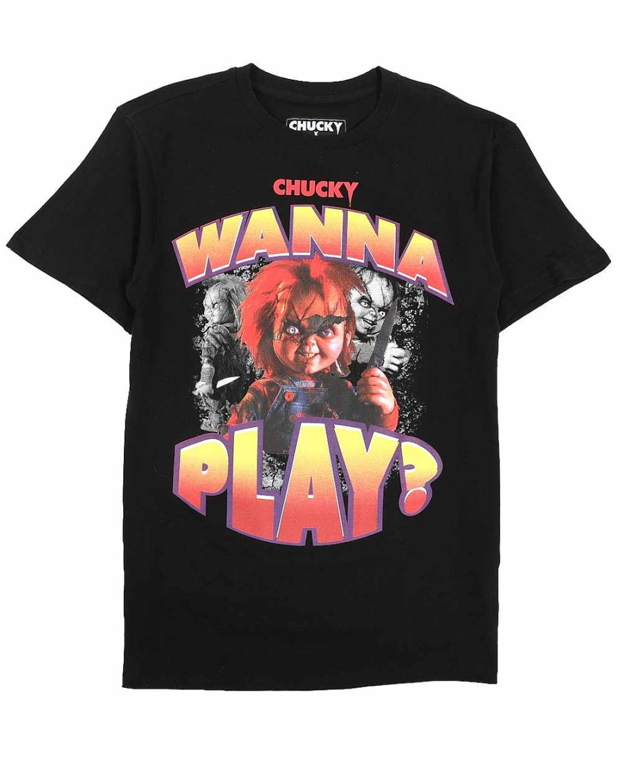 Men Reason Tees | Chucky Wanna Play Tee Black