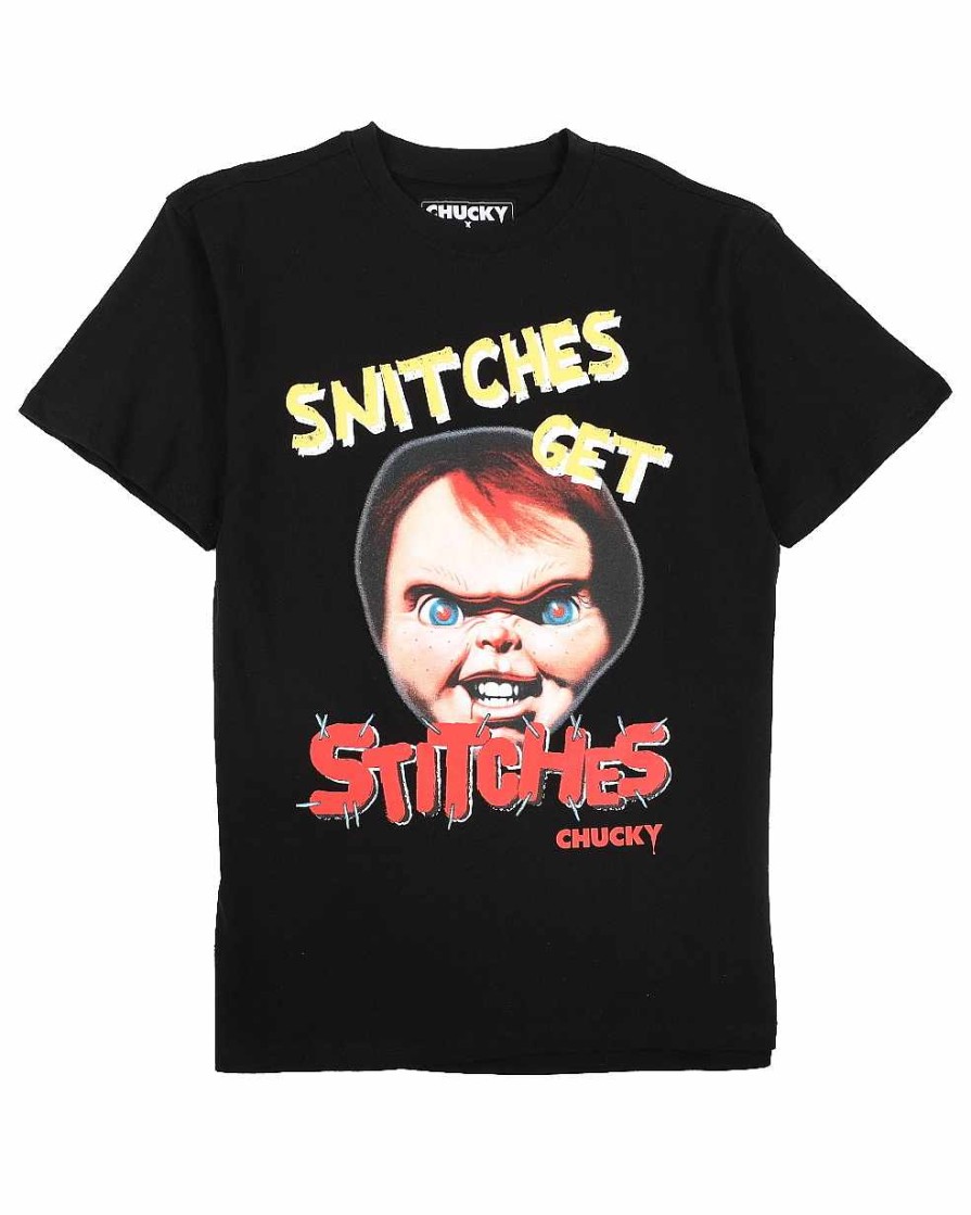 Men Reason Tees | Chucky Stitches Tee Black