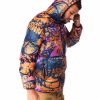 Men Reason Light Jackets | Graffiti Puffer Jacket Brown