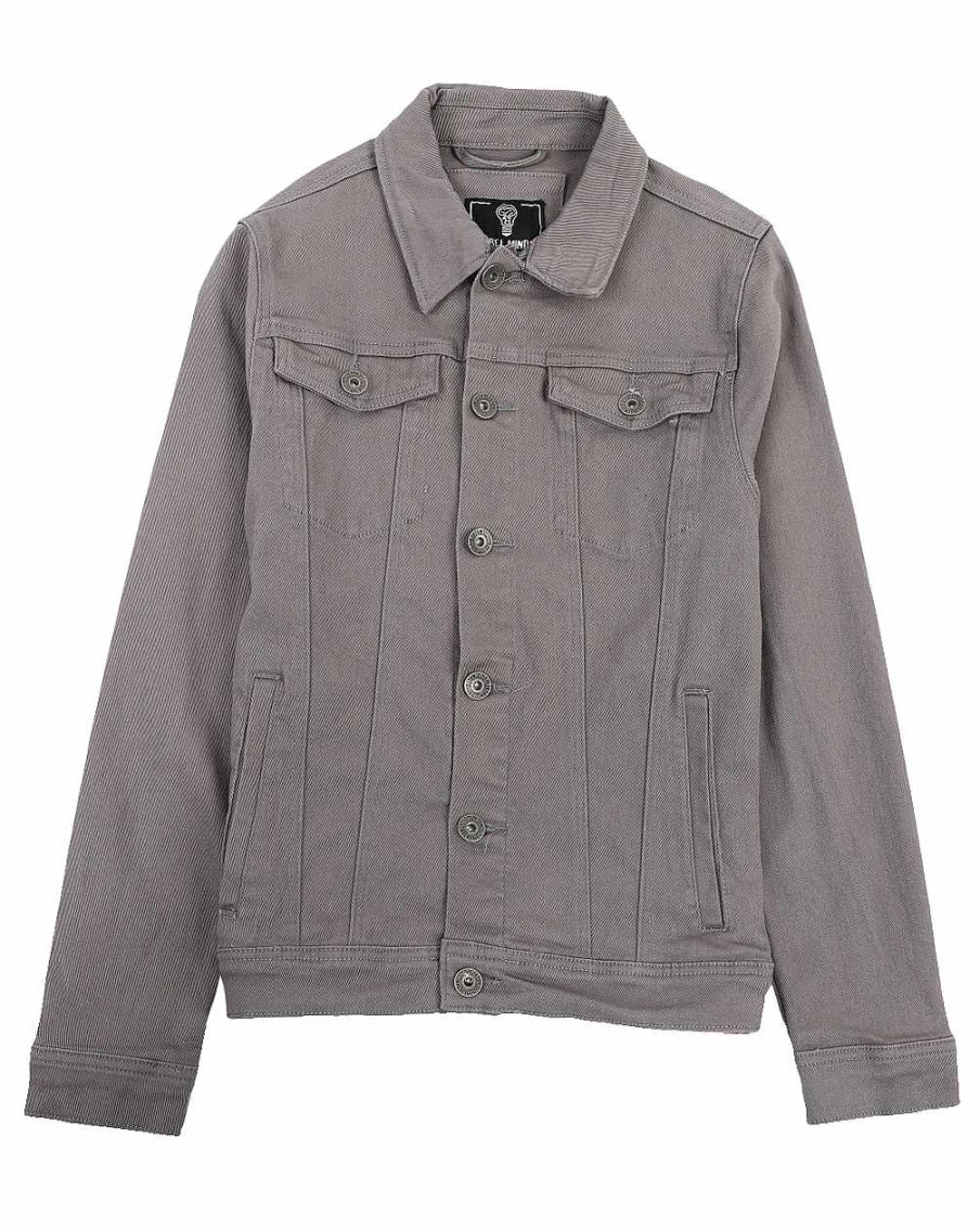 Men Rebel Minds Light Jackets | Twill Jacket Grey